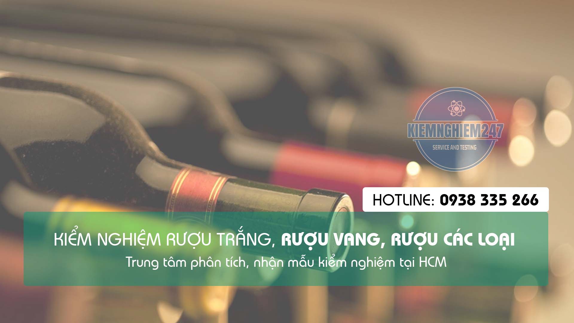 Nhận mẫu kiểm nghiệm rượu toàn quốc