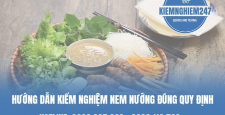 Hướng dẫn kiểm nghiệm nem nướng đúng quy định