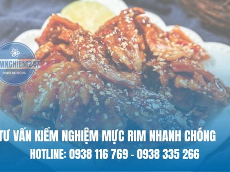 Tư vấn dịch vụ kiểm nghiệm mực rim chính xác