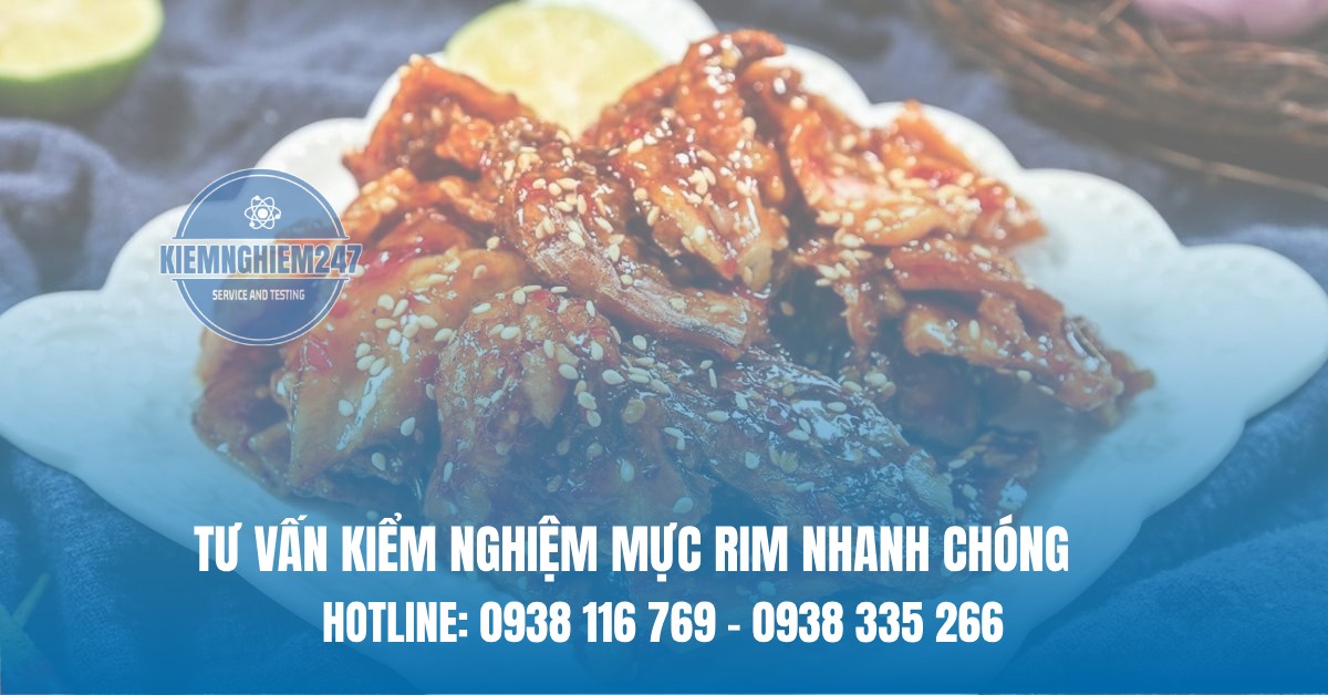 Tư vấn dịch vụ kiểm nghiệm mực rim chính xác