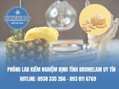 Phòng lab kiểm nghiệm định tính Bromelain uy tín