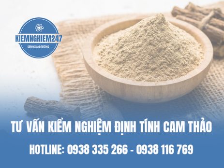 Tư vấn kiểm nghiệm định tính Cam thảo