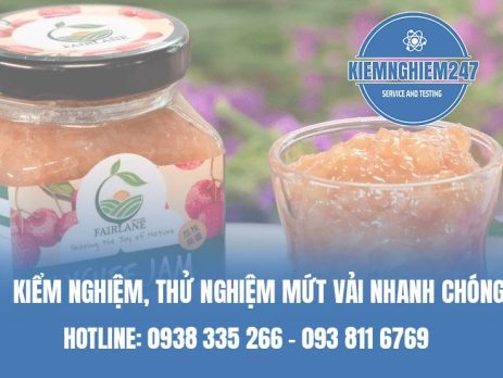 Dịch vụ kiểm nghiệm thử nghiệm mứt vải nhanh chóng