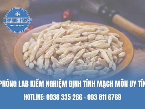 Phòng lab kiểm nghiệm định tính mạch môn uy tín