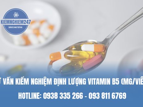 Tư vấn kiểm nghiệm định lượng Vitamin B5