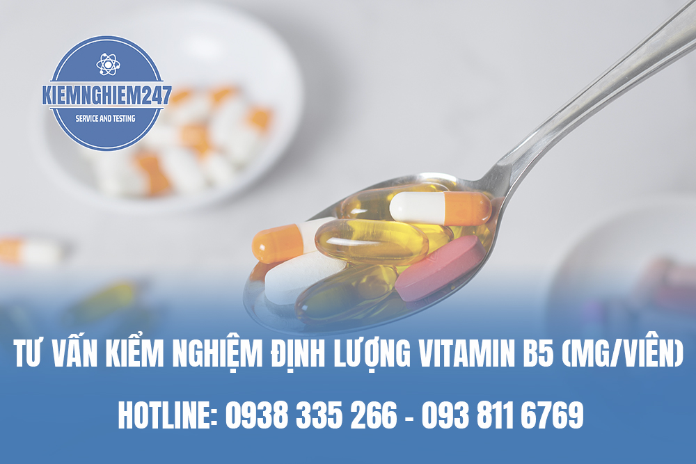 Tư vấn kiểm nghiệm định lượng Vitamin B5