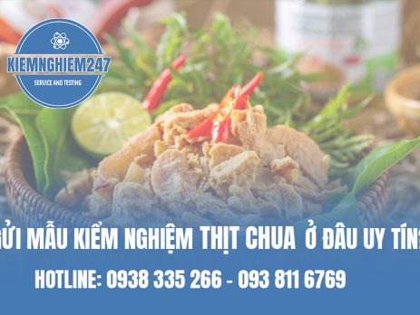 Kiểm nghiệm thịt chua