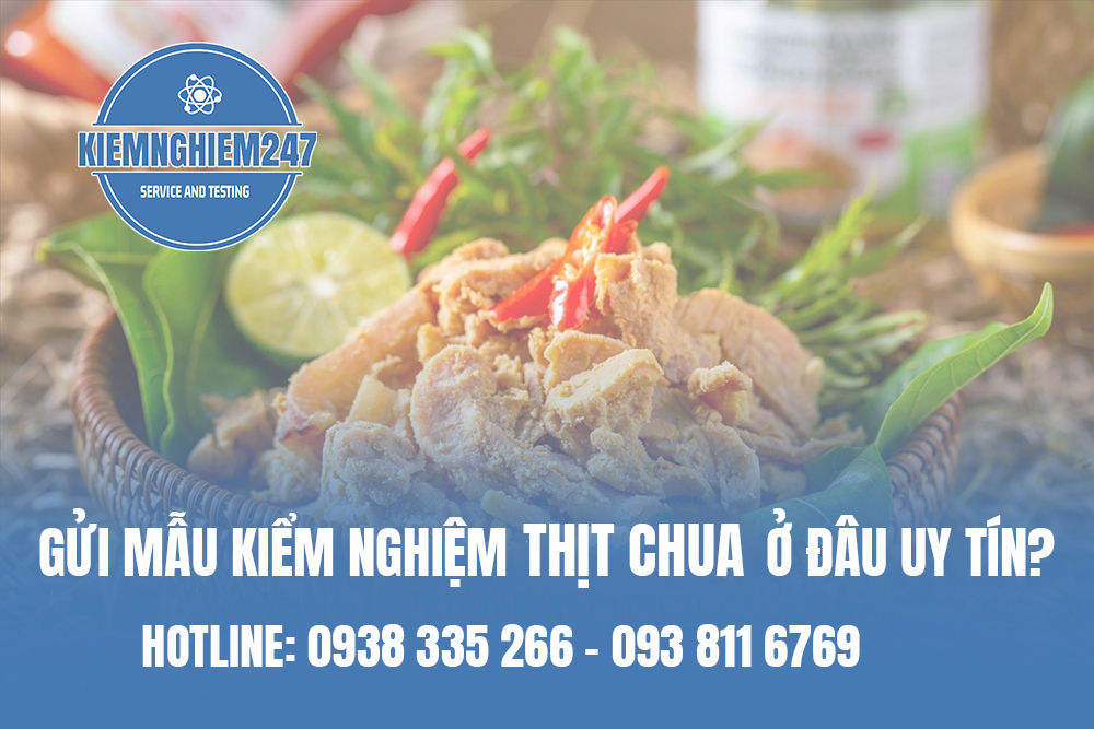 Kiểm nghiệm thịt chua