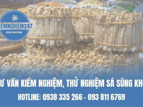 Hướng dẫn kiểm nghiệm sá sùng khô đúng quy định
