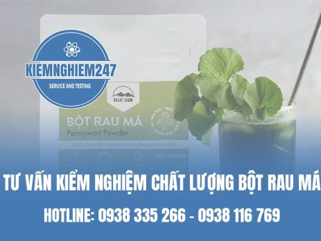 Dịch vụ tư vấn kiểm nghiệm bột rau má đúng quy định
