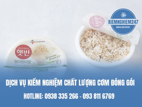 Dịch vụ kiểm nghiệm chất lượng cơm đóng gói