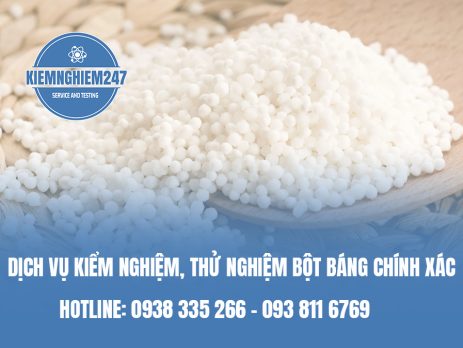 Dịch vụ kiểm nghiệm, thử nghiệm bột báng chính xác