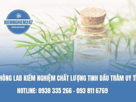 Phòng lab kiểm nghiệm chất lượng tinh dầu tràm uy tín