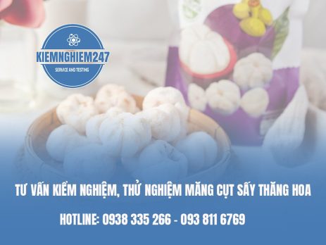 Tư vấn kiểm nghiệm măng cụt sấy thăng hoa
