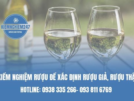 Dịch vụ kiểm nghiệm rượu để phân biệt rượu giả, rượu thật