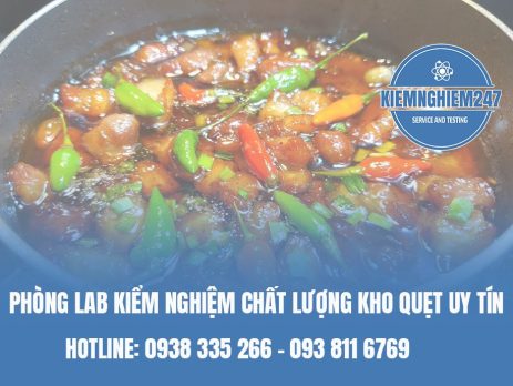 Phòng lab kiểm nghiệm chất lượng kho quẹt uy tín