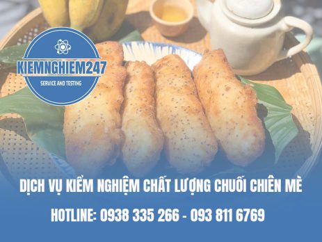 Dịch vụ kiểm nghiệm chất lượng chuối chiên mè
