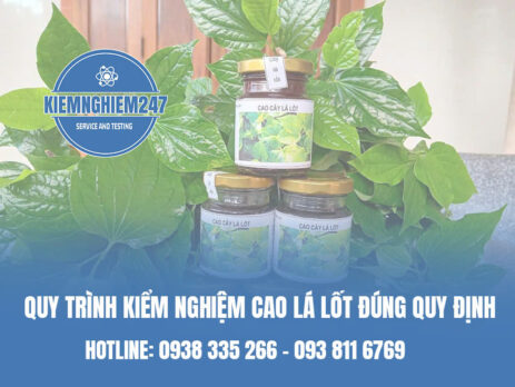 Quy trình kiểm nghiệm cao lá lốt đúng quy định