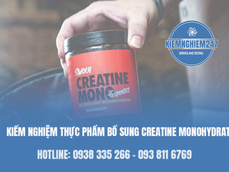 Hướng dẫn kiểm nghiệm thực phẩm bổ sung Creatine Monohydrat