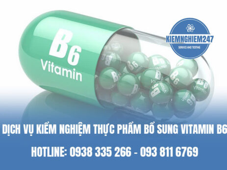 Dịch vụ kiểm nghiệm thực phẩm bổ sung vitamin B6