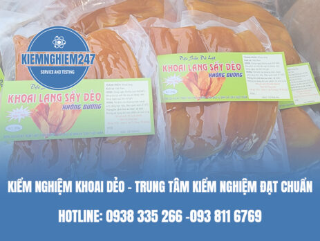 Kiểm nghiệm khoai dẻo – Trung tâm kiểm nghiệm đạt chuẩn