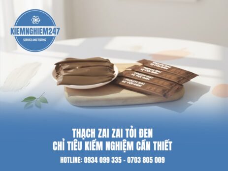 Kiểm nghiệm thực phẩm: Chỉ tiêu cần thiết cho sản phẩm thạch zai zai tỏi đen