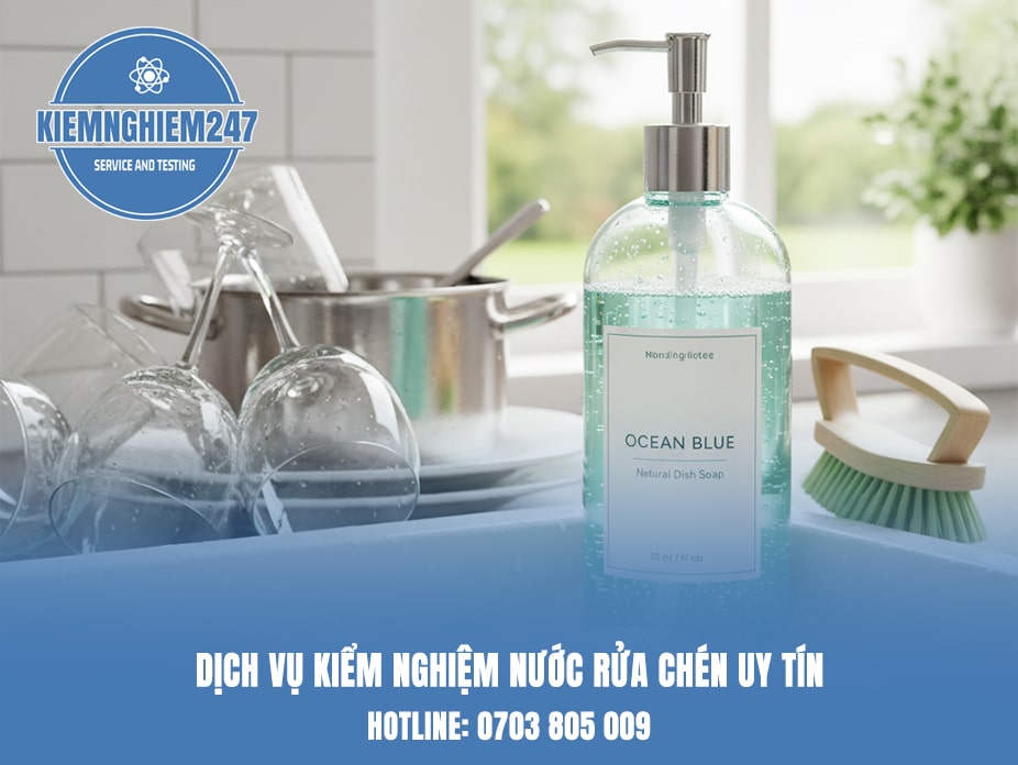 Dịch vụ kiểm nghiệm nước rửa chén uy tín - Chuẩn công bố sản phẩm