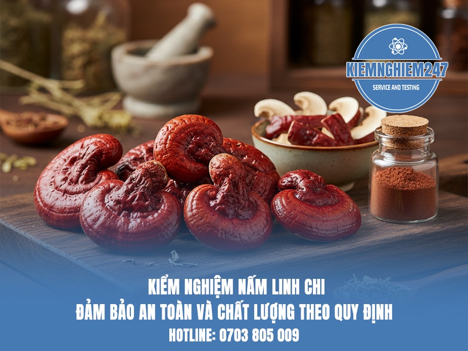 Kiểm nghiệm nấm linh chi - Đảm bảo An toàn & Chất lượng theo quy định