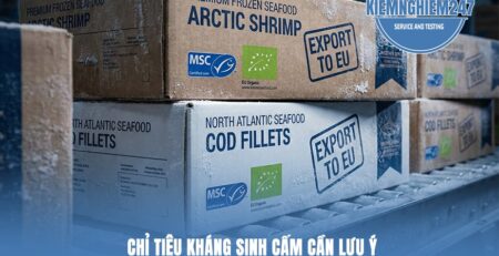 Các chỉ tiêu kháng sinh cấm (Chloramphenicol) cần lưu ý khi Kiểm nghiệm thủy sản xuất khẩu vào EU.