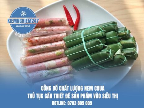 Thủ tục công bố chất lượng nem chua để đưa vào siêu thị
